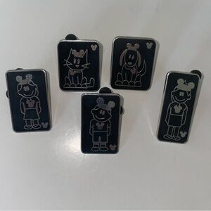 Set of 5 Disney Trading Pins Hidden Family